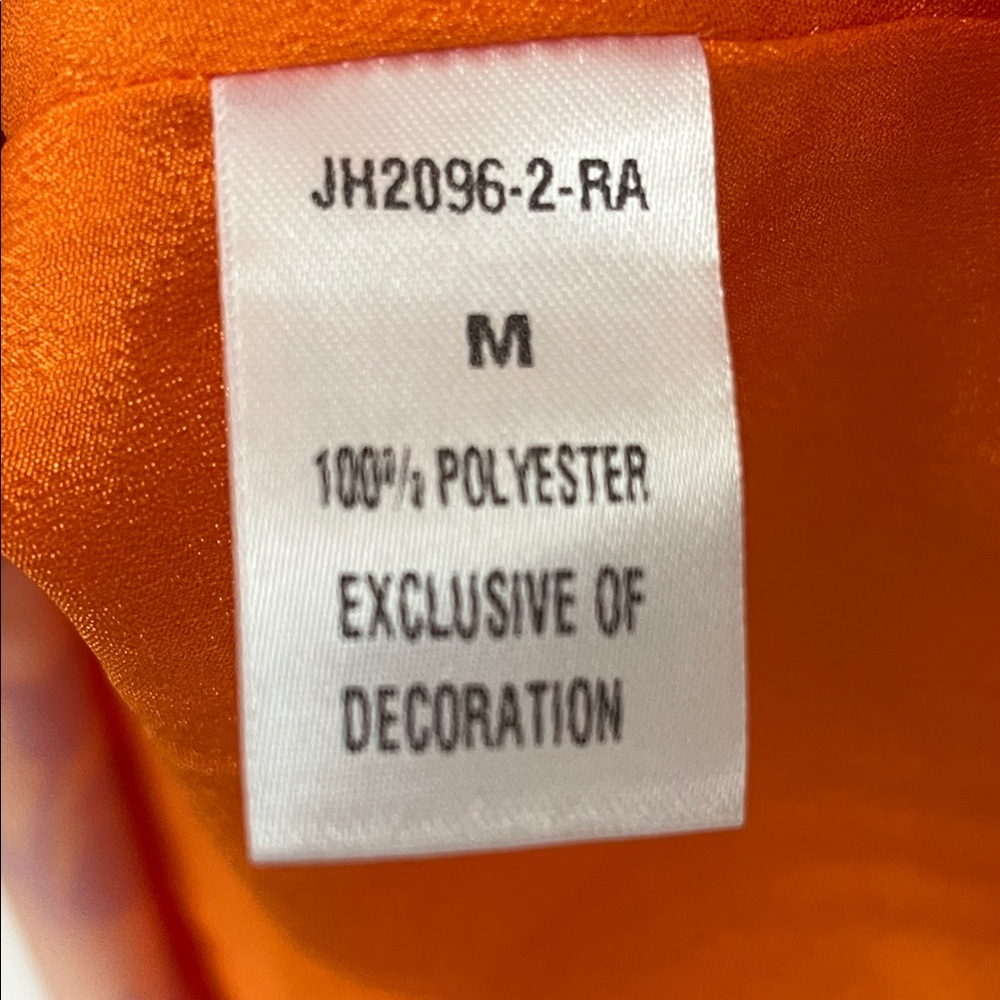THML Living The Dream Orange & Pink Floral Mini Dress size medium - Picture 12 of 16